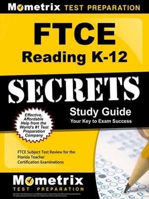 cover image of FTCE Reading K-12 Secrets Study Guide